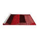 Modern Red Washable Rugs