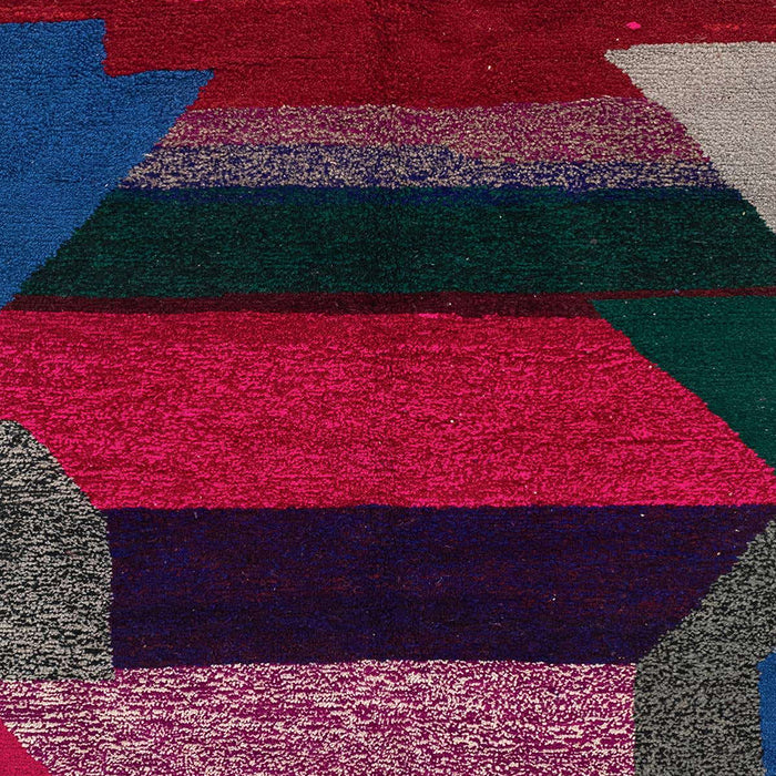 Machine Washable Abstract Plum Purple Rug, wshabs3090