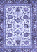 Machine Washable Oriental Blue Traditional Rug, wshabs3091blu