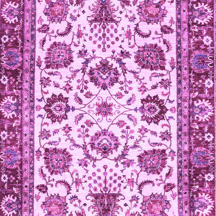 Machine Washable Oriental Purple Traditional Area Rugs, wshabs3091pur