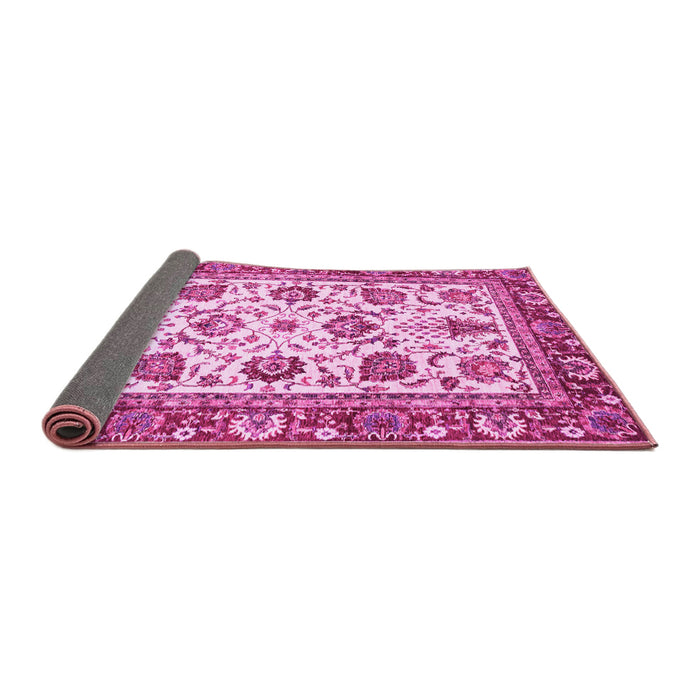 Sideview of Oriental Pink Traditional Rug, abs3091pnk