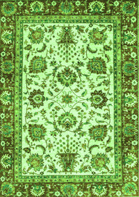 Oriental Green Traditional Rug, abs3091grn