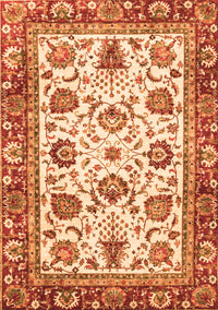 Oriental Orange Traditional Rug, abs3091org