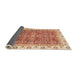 Sideview of Abstract Red Oriental Rug, abs3092