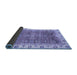 Sideview of Oriental Blue Traditional Rug, abs3092blu