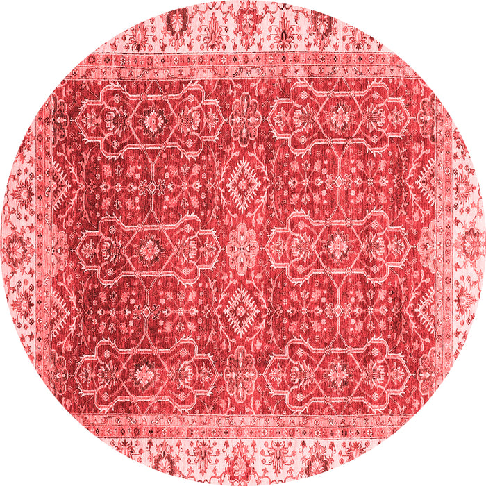 Machine Washable Oriental Red Traditional Rug, wshabs3092red