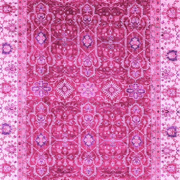 Machine Washable Oriental Pink Traditional Rug, wshabs3092pnk