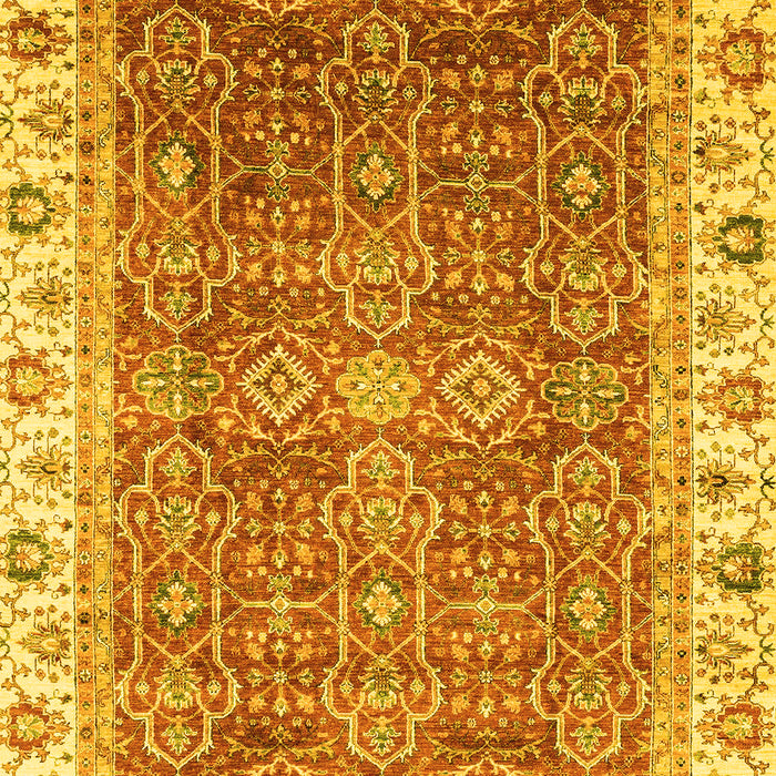 Oriental Yellow Traditional Rug, abs3092yw