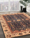 Machine Washable Abstract Red Brown Rug in a Family Room, wshabs3093