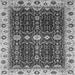 Square Geometric Gray Traditional Rug, abs3093gry