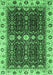 Geometric Emerald Green Traditional Rug, abs3093emgrn