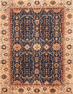 Machine Washable Abstract Red Brown Rug, wshabs3093