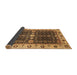 Sideview of Geometric Brown Traditional Rug, abs3093brn