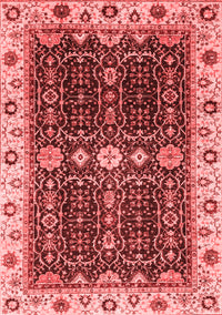 Geometric Red Traditional Rug, abs3093red