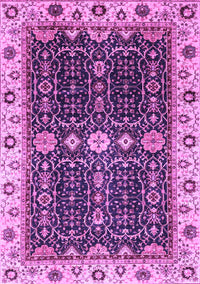 Geometric Purple Traditional Rug, abs3093pur