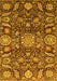 Oriental Yellow Traditional Rug, abs3094yw