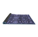 Sideview of Oriental Blue Traditional Rug, abs3094blu