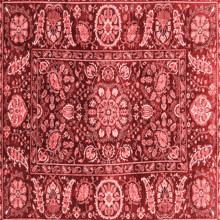 Machine Washable Oriental Red Traditional Rug, wshabs3094red