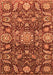 Oriental Orange Traditional Rug, abs3094org