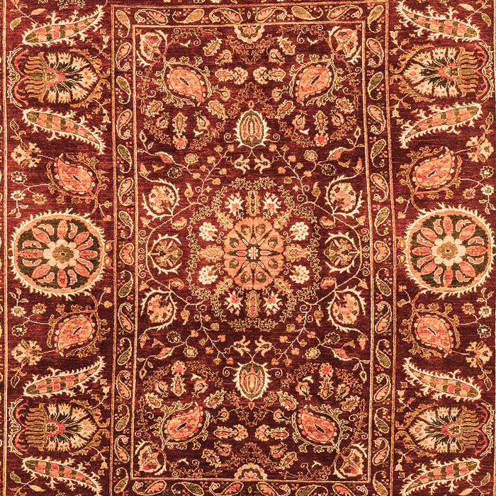 Oriental Orange Traditional Rug, abs3094org