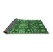 Sideview of Oriental Emerald Green Traditional Rug, abs3094emgrn