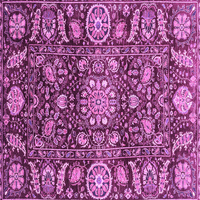 Square Oriental Purple Traditional Rug, abs3094pur