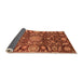 Sideview of Oriental Orange Traditional Rug, abs3094org