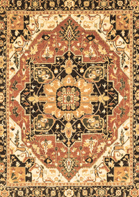 Abstract Brown Modern Rug, abs3095brn