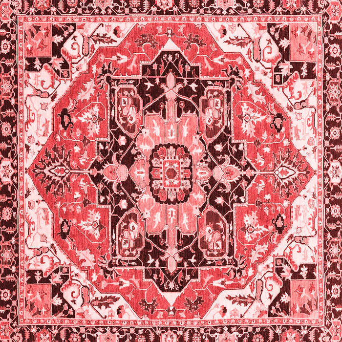 Machine Washable Abstract Red Modern Rug, wshabs3095red