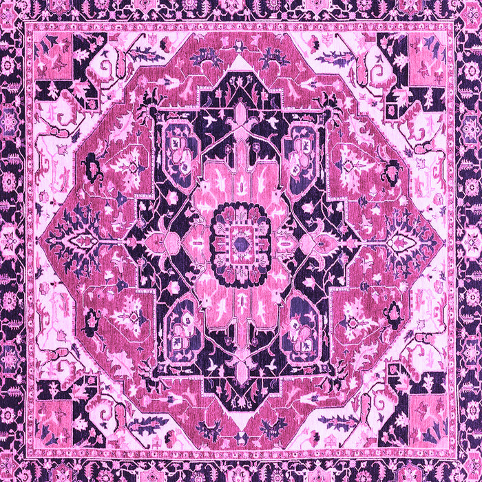 Square Abstract Purple Modern Rug, abs3095pur