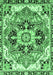 Abstract Emerald Green Modern Rug, abs3095emgrn