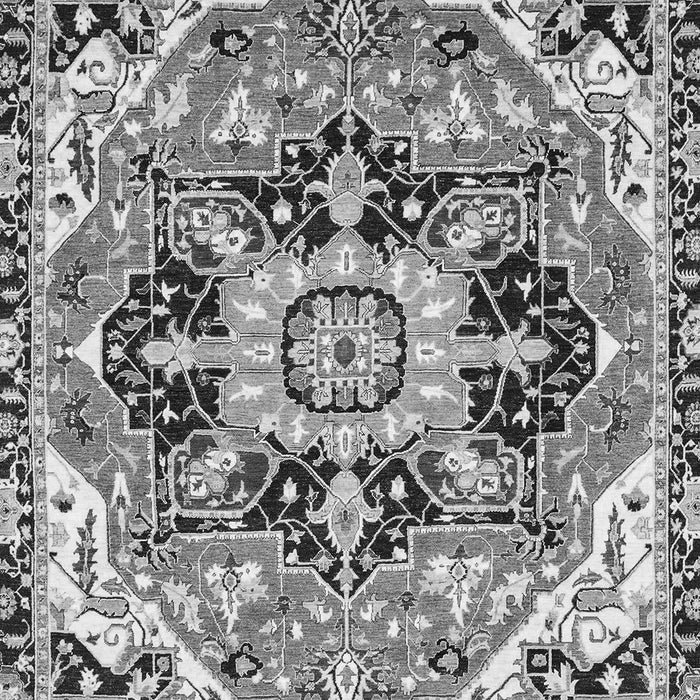 Abstract Gray Modern Rug, abs3095gry