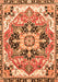 Machine Washable Abstract Orange Modern Area Rugs, wshabs3095org