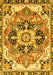 Abstract Yellow Modern Rug, abs3095yw