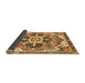 Sideview of Abstract Brown Modern Rug, abs3095brn