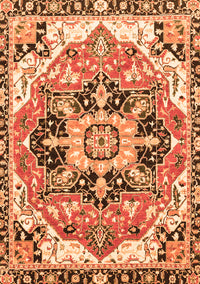 Abstract Orange Modern Rug, abs3095org