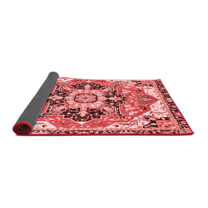 Abstract Red Modern Area Rugs