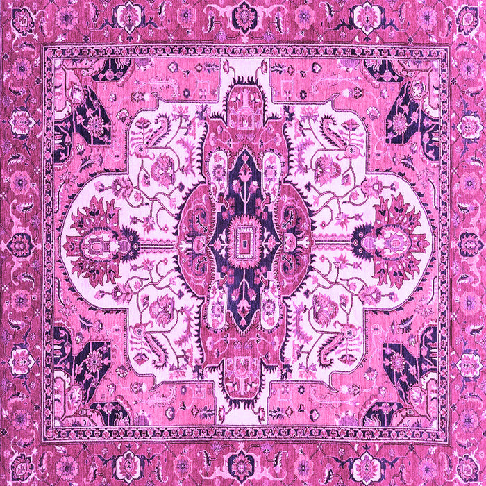 Square Abstract Purple Modern Rug, abs3096pur