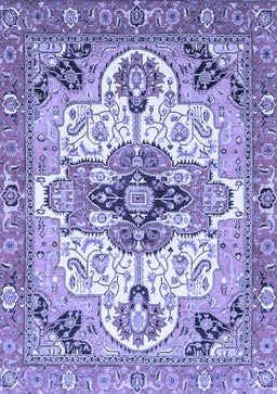 Abstract Blue Modern Rug, abs3096blu