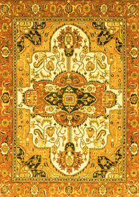 Abstract Yellow Modern Rug, abs3096yw