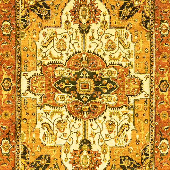 Abstract Yellow Modern Rug, abs3096yw