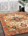 Machine Washable Abstract Yellow Orange Rug in a Family Room, wshabs3096