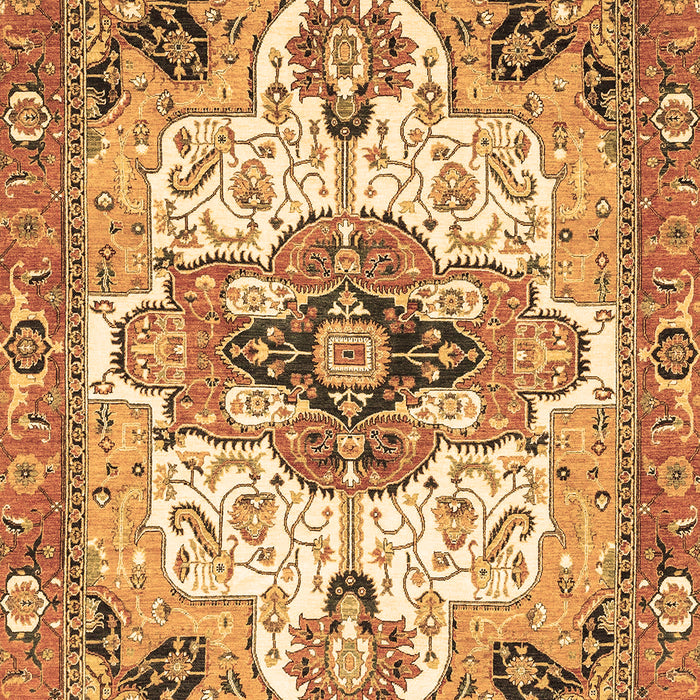 Abstract Brown Modern Rug, abs3096brn