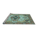 Sideview of Machine Washable Abstract Light Blue Modern Rug, wshabs3096lblu