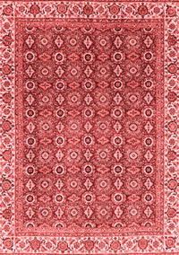 Abstract Red Modern Rug, abs3097red