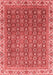 Abstract Red Modern Area Rugs