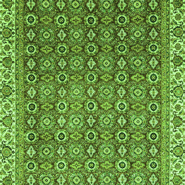 Machine Washable Abstract Green Modern Area Rugs, wshabs3097grn