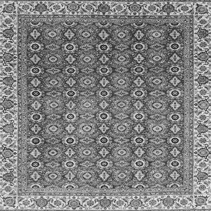 Square Machine Washable Abstract Gray Modern Rug, wshabs3097gry