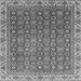 Square Machine Washable Abstract Gray Modern Rug, wshabs3097gry