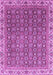 Machine Washable Abstract Purple Modern Area Rugs, wshabs3097pur